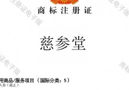 慈参堂5类商标转让，人参，参类中药材专用商标